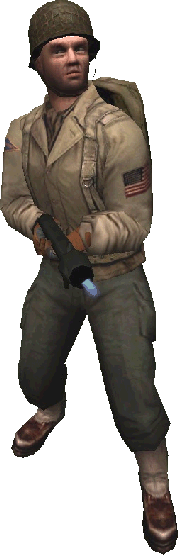 Ala : Allies Soldier with Flamethrower